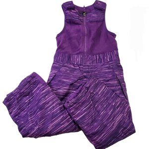 Girls toddler 4T RBX purple snowsuit snow bib overalls